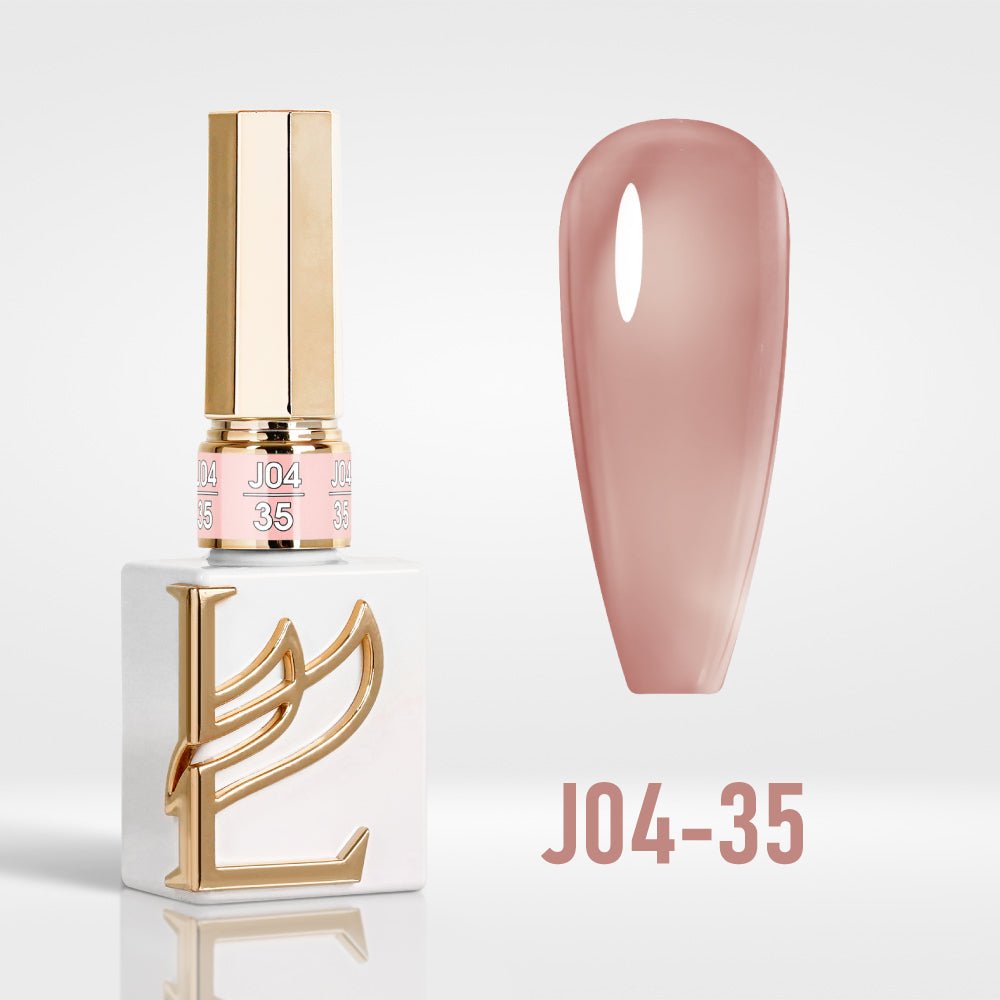 Jelly Gel Polish Colors - Lavis J04 - 35 - Popular Jelly Collection - DTK Nail Supply