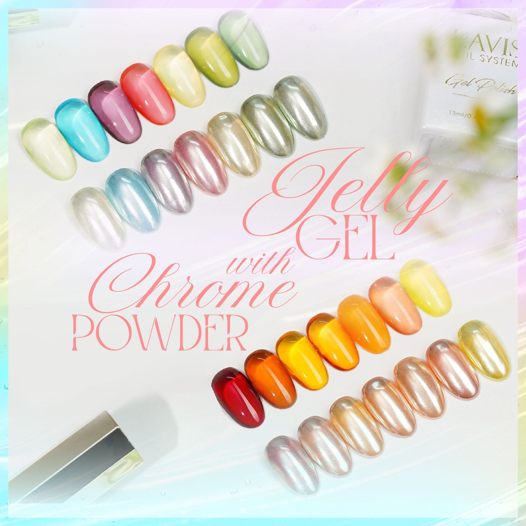 Jelly Gel Polish Colors - Lavis J04 - 46 - Popular Jelly Collection - DTK Nail Supply