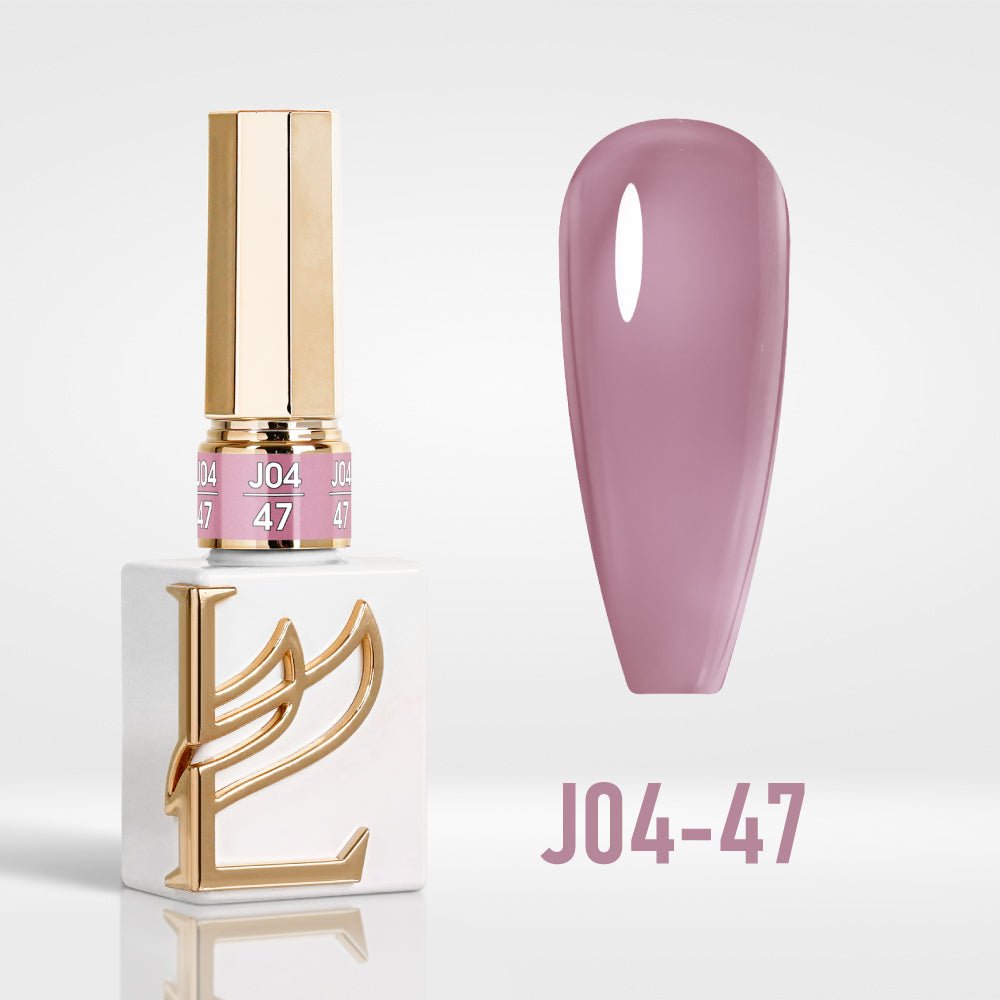 Jelly Gel Polish Colors - Lavis J04 - 47 - Popular Jelly Collection - DTK Nail Supply
