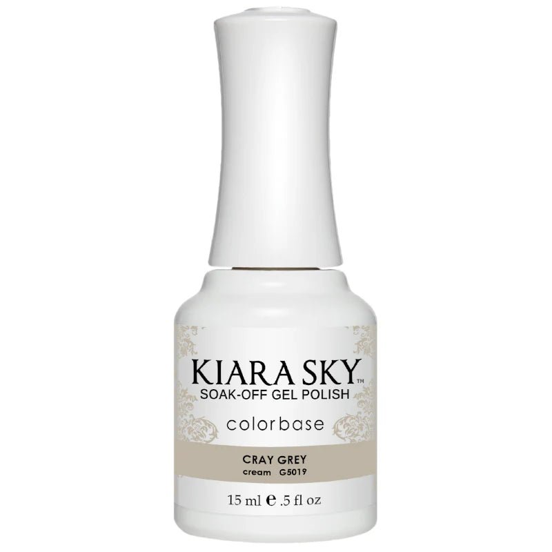 Kiara Sky Gel Polish - All - In - One - 5019 CRAY GREY - DTK Nail Supply