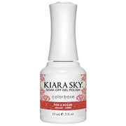 Kiara Sky Gel Polish - All - In - One - 5040 PINK & BOUJEE - DTK Nail Supply