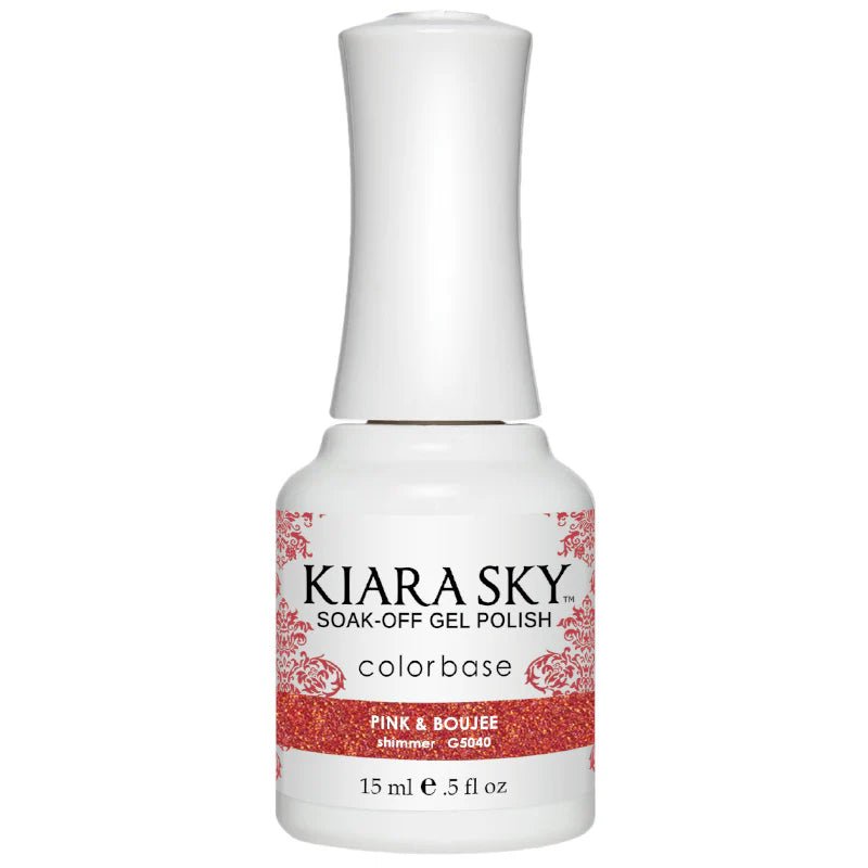 Kiara Sky Gel Polish - All - In - One - 5040 PINK & BOUJEE - DTK Nail Supply
