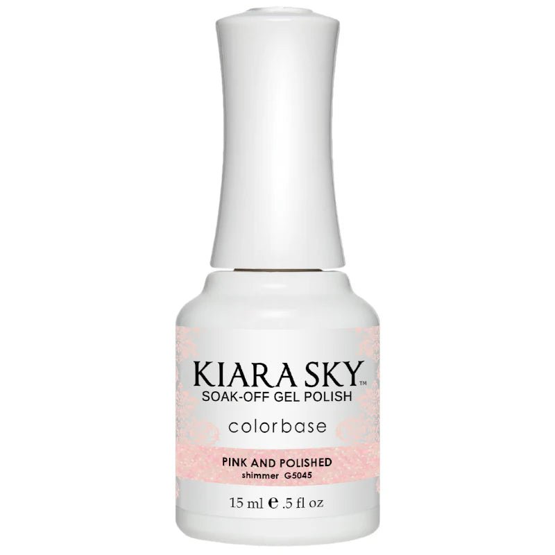 Kiara Sky Gel Polish - All - In - One - 5045 PINK AND POLISHED - DTK Nail Supply