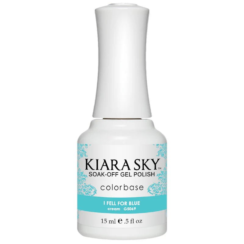 Kiara Sky Gel Polish - All - In - One - 5069 I FELL FOR BLUE - DTK Nail Supply