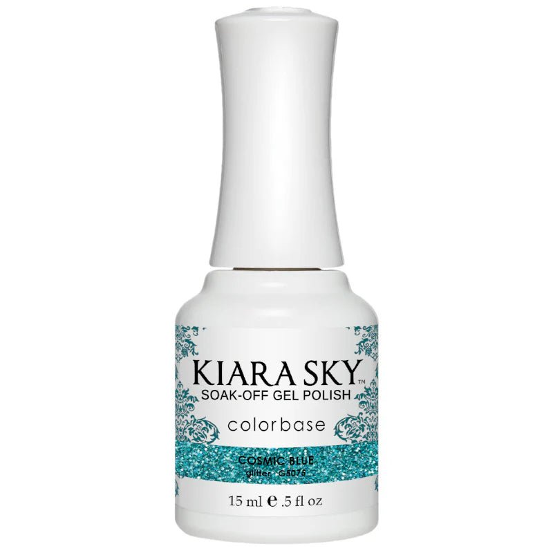 Kiara Sky Gel Polish - All - In - One - 5075 COSMIC BLUE - DTK Nail Supply
