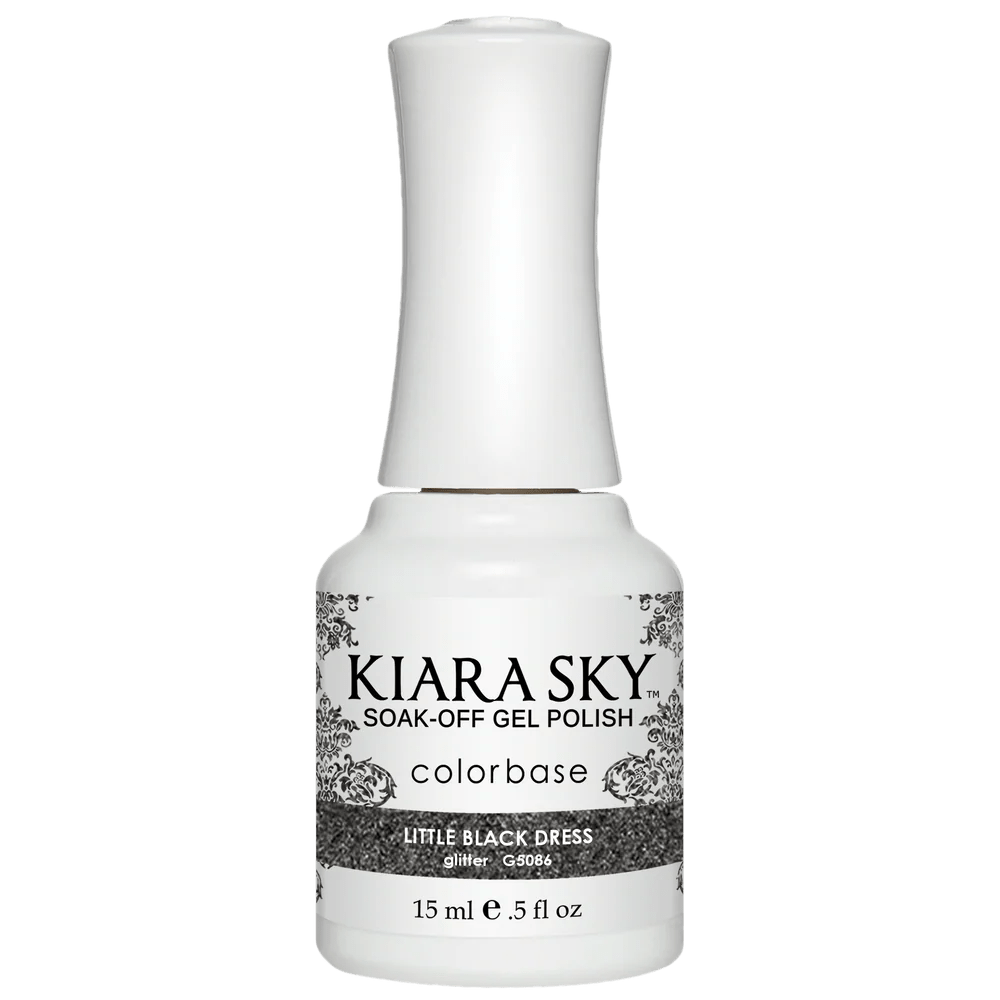 Kiara Sky Gel Polish - All - In - One - 5086 LITTLE BLACK DRESS - DTK Nail Supply