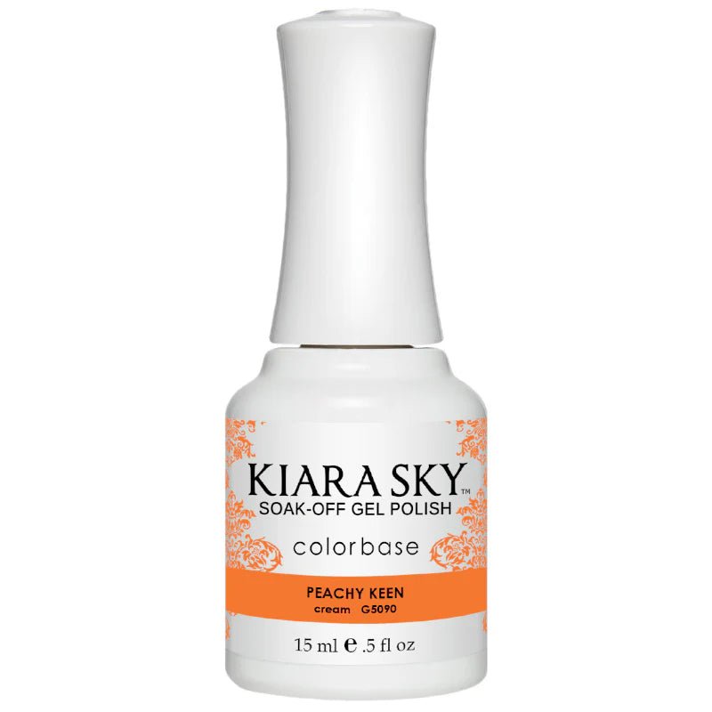 Kiara Sky Gel Polish - All - In - One - 5090 PEACHY KEEN - DTK Nail Supply