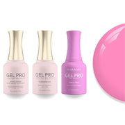 Kiara Sky Gel Pro Polish - HEMA - Free Rubber Base - High - Shine Non - Wipe Top Coat - 039 Summer Pop - DTK Nail Supply