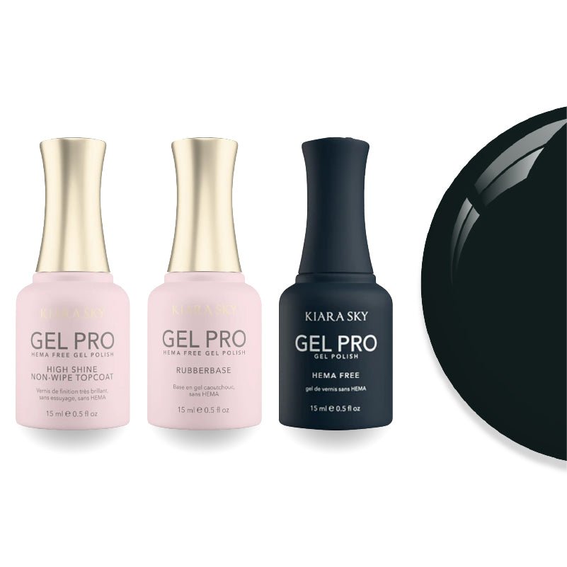 Kiara Sky Gel Pro Polish - HEMA - Free Rubber Base - High - Shine Non - Wipe Top Coat - 147 Soul - stice - DTK Nail Supply