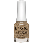Kiara Sky Nail Lacquer - All - In - One - 5017 DRIPPING IN GOLD - DTK Nail Supply