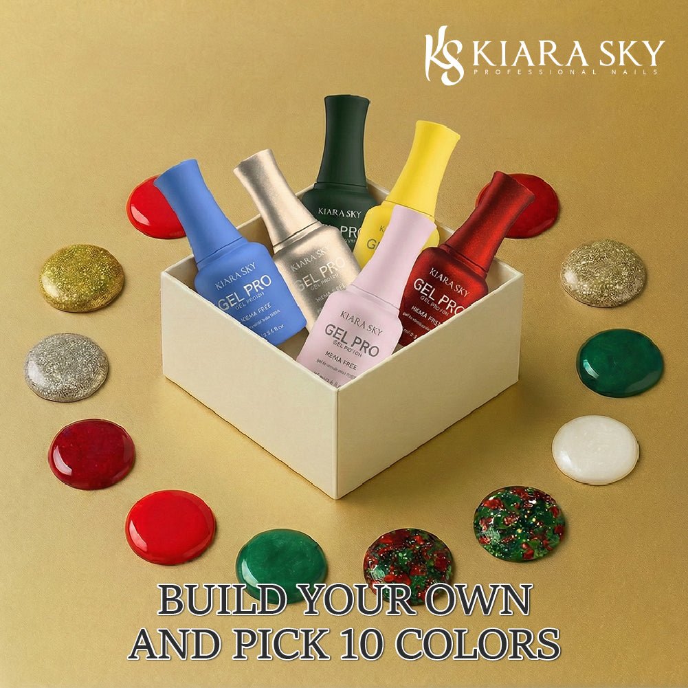 Kiara Sky Set Gel Polish - Build Your Own 10 Gels Kit - DTK Nail Supply