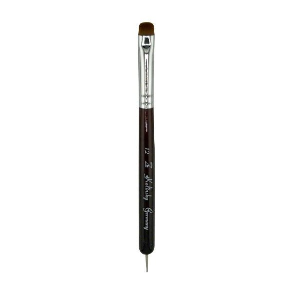 Kolinsky French Brush 12 - DTK Nail Supply