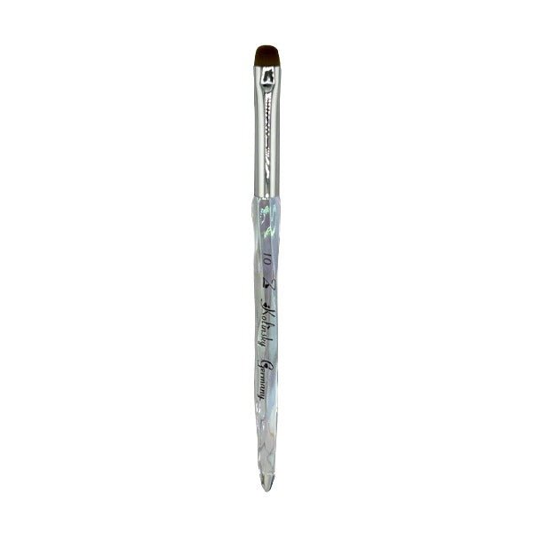 Kolinsky French Brush Crystal Handle 10 - DTK Nail Supply