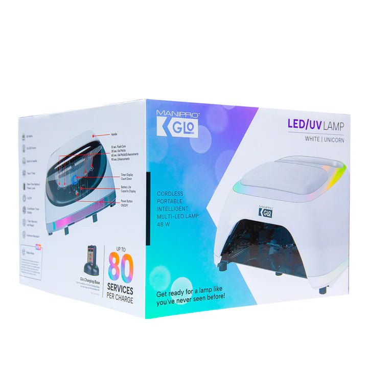 KUPA MANIPro Glo LED/UV Nail Lamp - White Unicorn - DTK Nail Supply