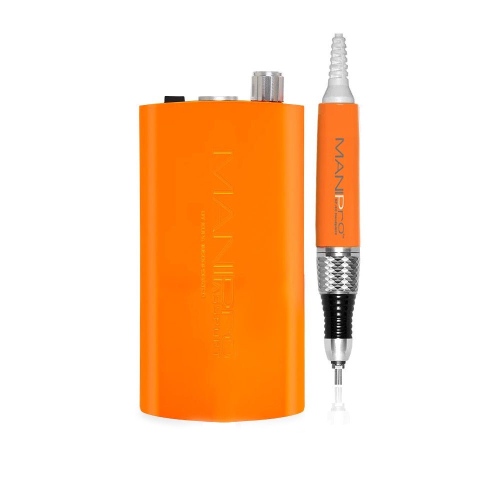 KUPA Passport Nail Drill Complete with Handpiece KP - 60 - Sunset BLVD Orange - DTK Nail Supply