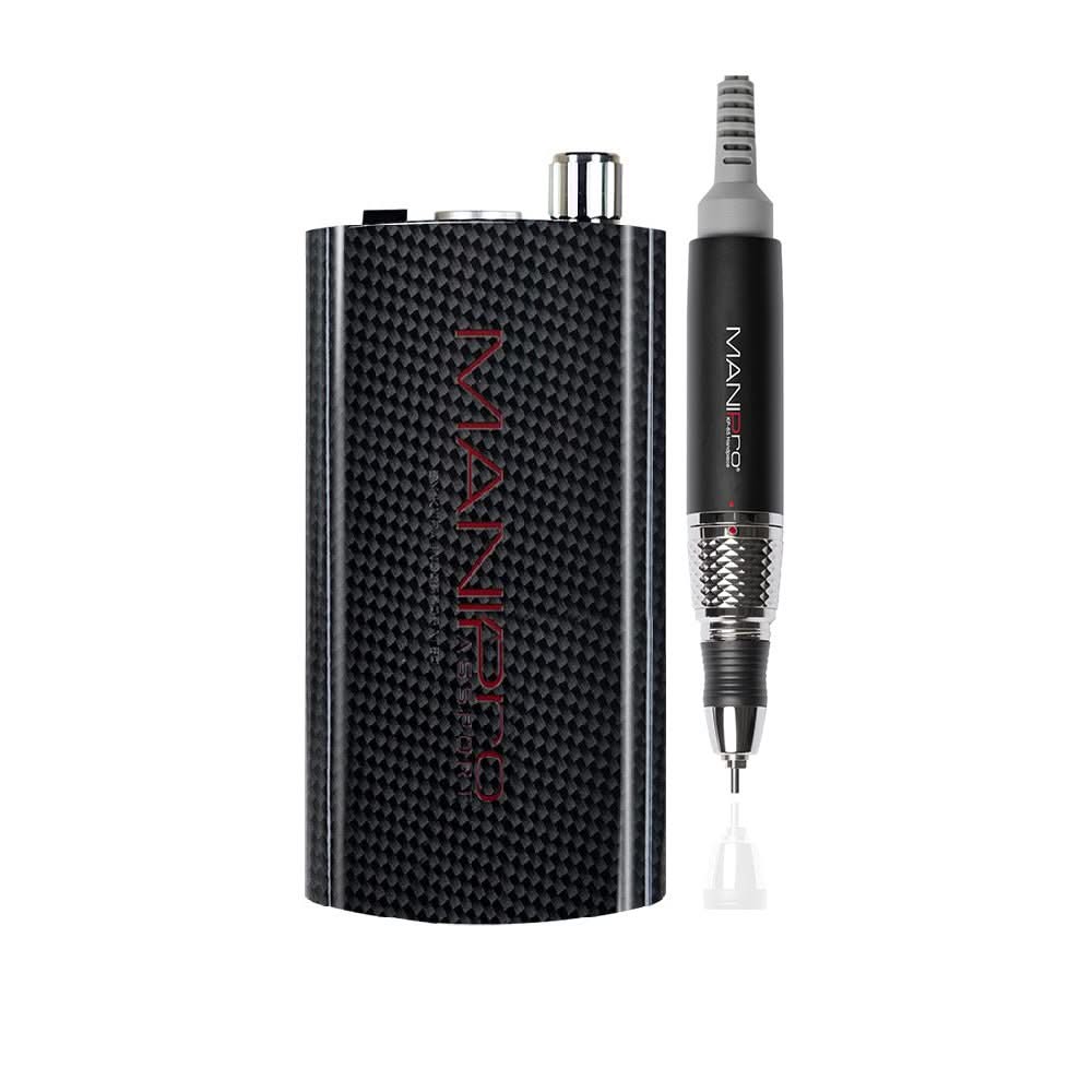 KUPA Passport Nail Drill Complete with Handpiece KP - 65 - Charcoal - DTK Nail Supply