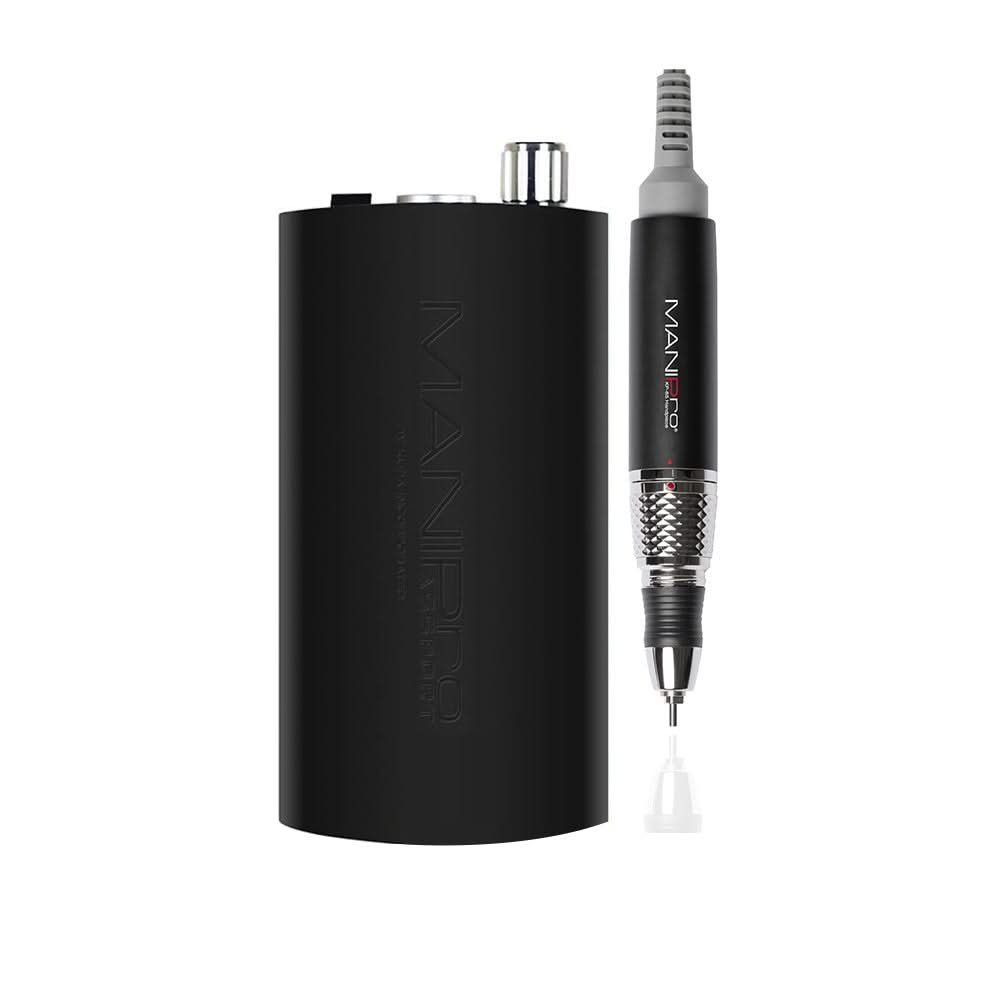 KUPA Passport Nail Drill Complete with Handpiece KP - 65 - Phantom (Black) - DTK Nail Supply