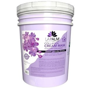 La Palm Collagen Cream Mask - 1 Bucket - Sweet Lavender Dreams - DTK Nail Supply