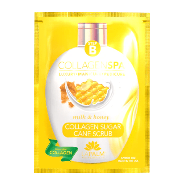 La Palm Collagen Spa - Case of 60 Pedi a Box (10 step) - Milk & Honey - DTK Nail Supply