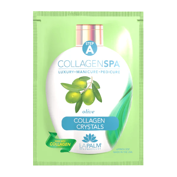 La Palm Collagen Spa - Case of 60 Pedi a Box (10 step) - Olive - DTK Nail Supply