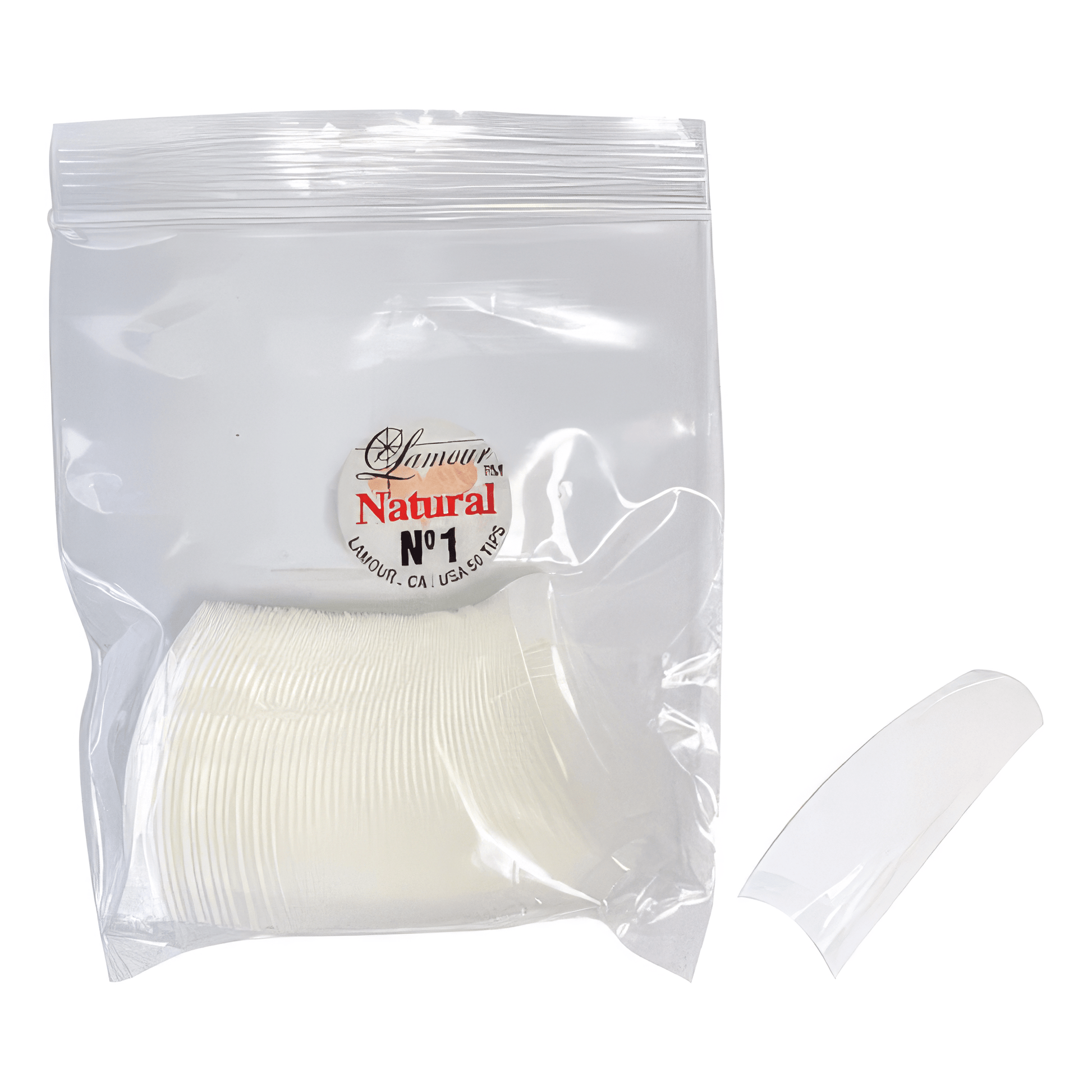Lamour Tips 50pcs/bag, 1 - DTK Nail Supply