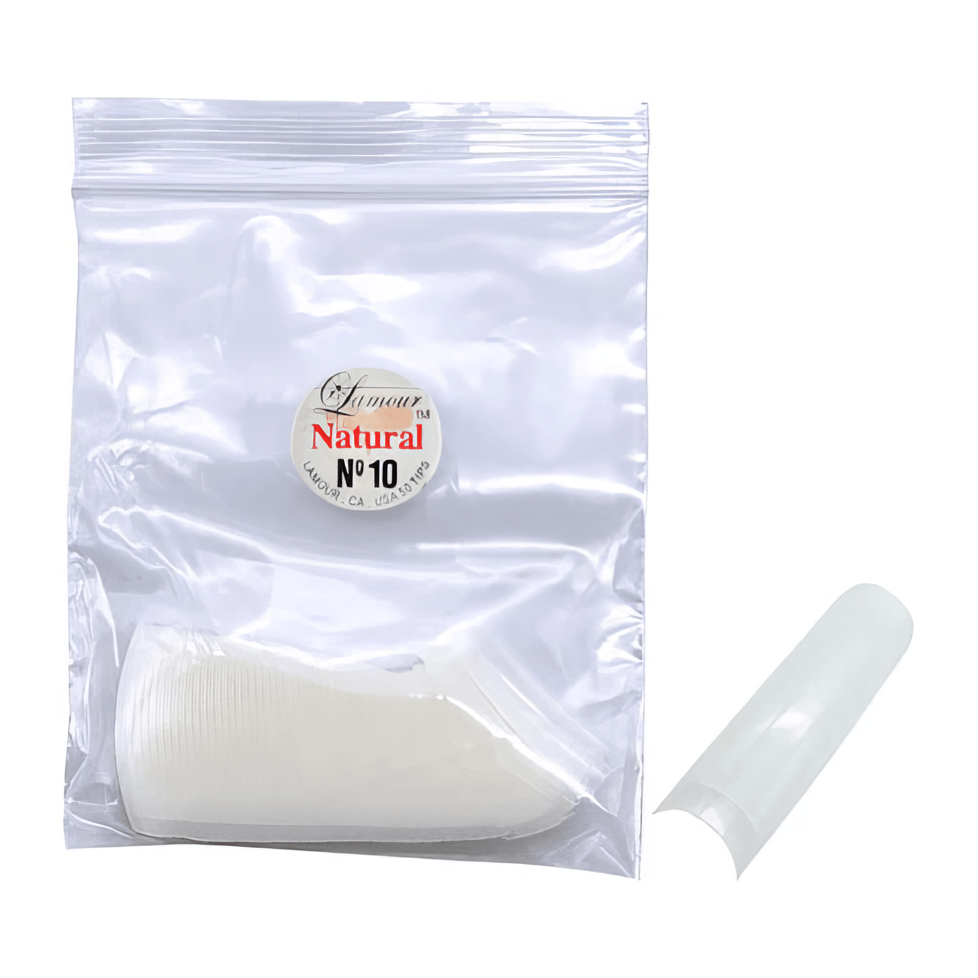 Lamour Tips 50pcs/bag, 10 - DTK Nail Supply
