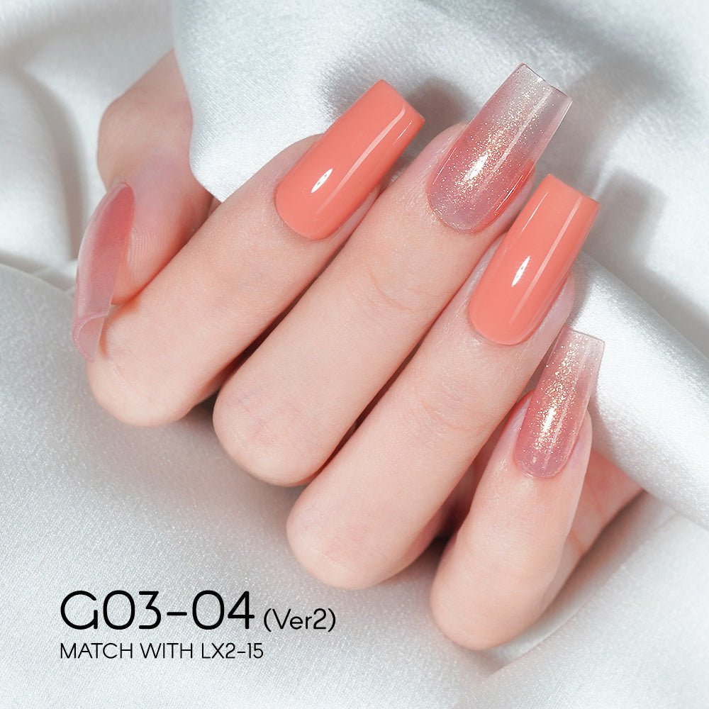 LAVIS 04 (G03 - ver2) - Gel Polish 0.5 oz - Bridal Party Glitter Collection - DTK Nail Supply