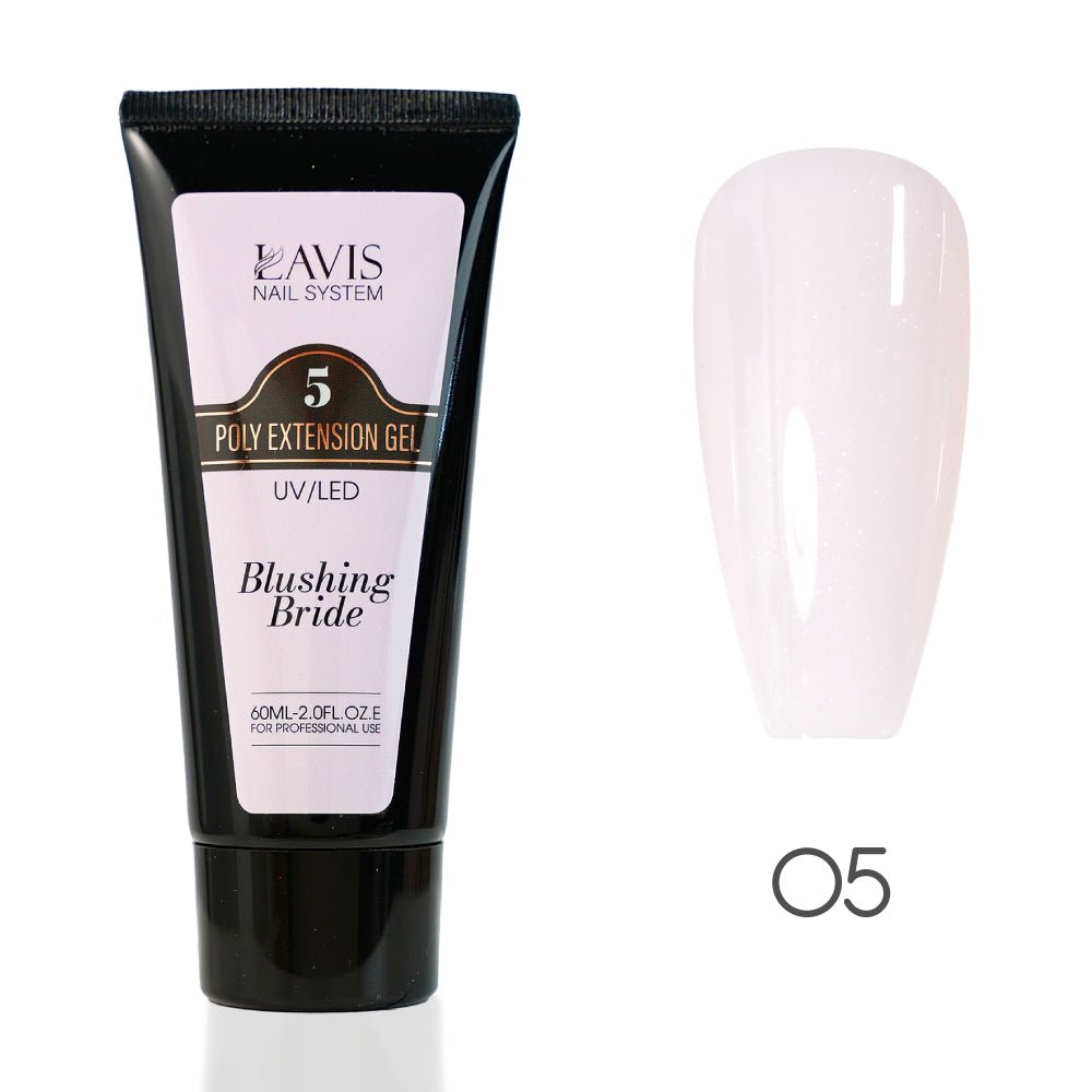 LAVIS 05 Blushing Bride - New Poly Extension Gel UV/LED - DTK Nail Supply