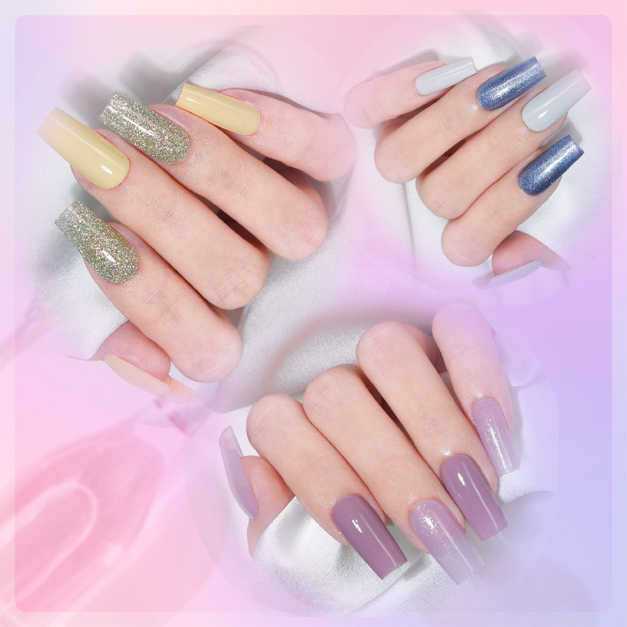 LAVIS 14 (G03 - ver2) - Gel Polish 0.5 oz - Bridal Party Glitter Collection - DTK Nail Supply