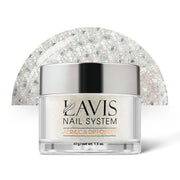 LAVIS - 21 SILVER CONFETTI - 1.5 oz - DTK Nail Supply