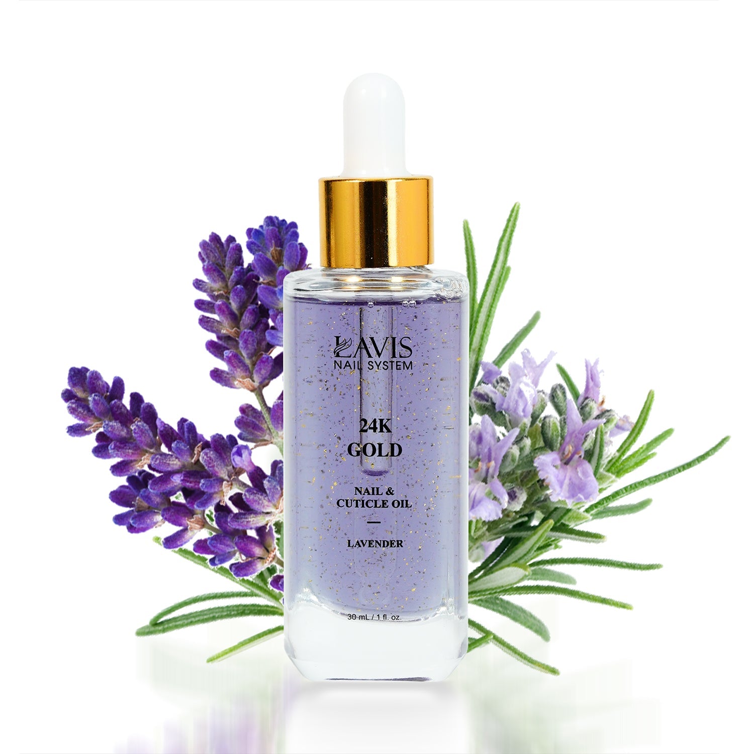 Lavis 24K Gold Nail & Cuticle Oil - FG - DTK Nail Supply