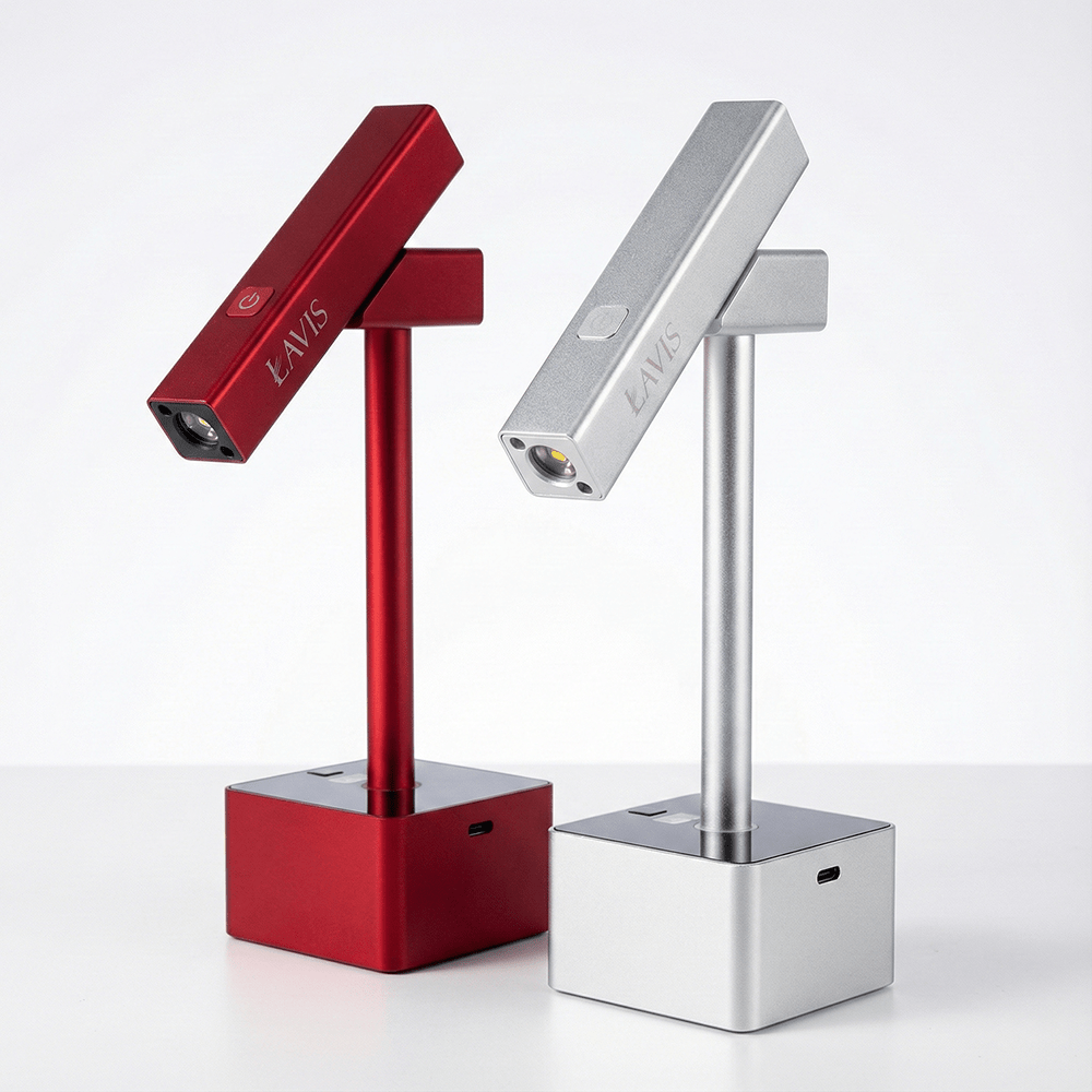Lavis 2in1 Led Nail Lamp Red - DTK Nail Supply
