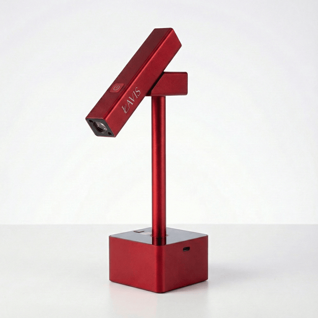 Lavis 2in1 LED Nail Lamp Red - Cordless Salon Cure for Gel + Builder + Cat Eye