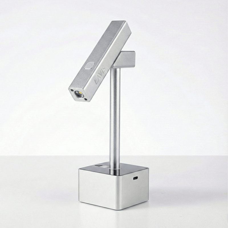 Lavis 2in1 Led Nail Lamp Silver - DTK Nail Supply
