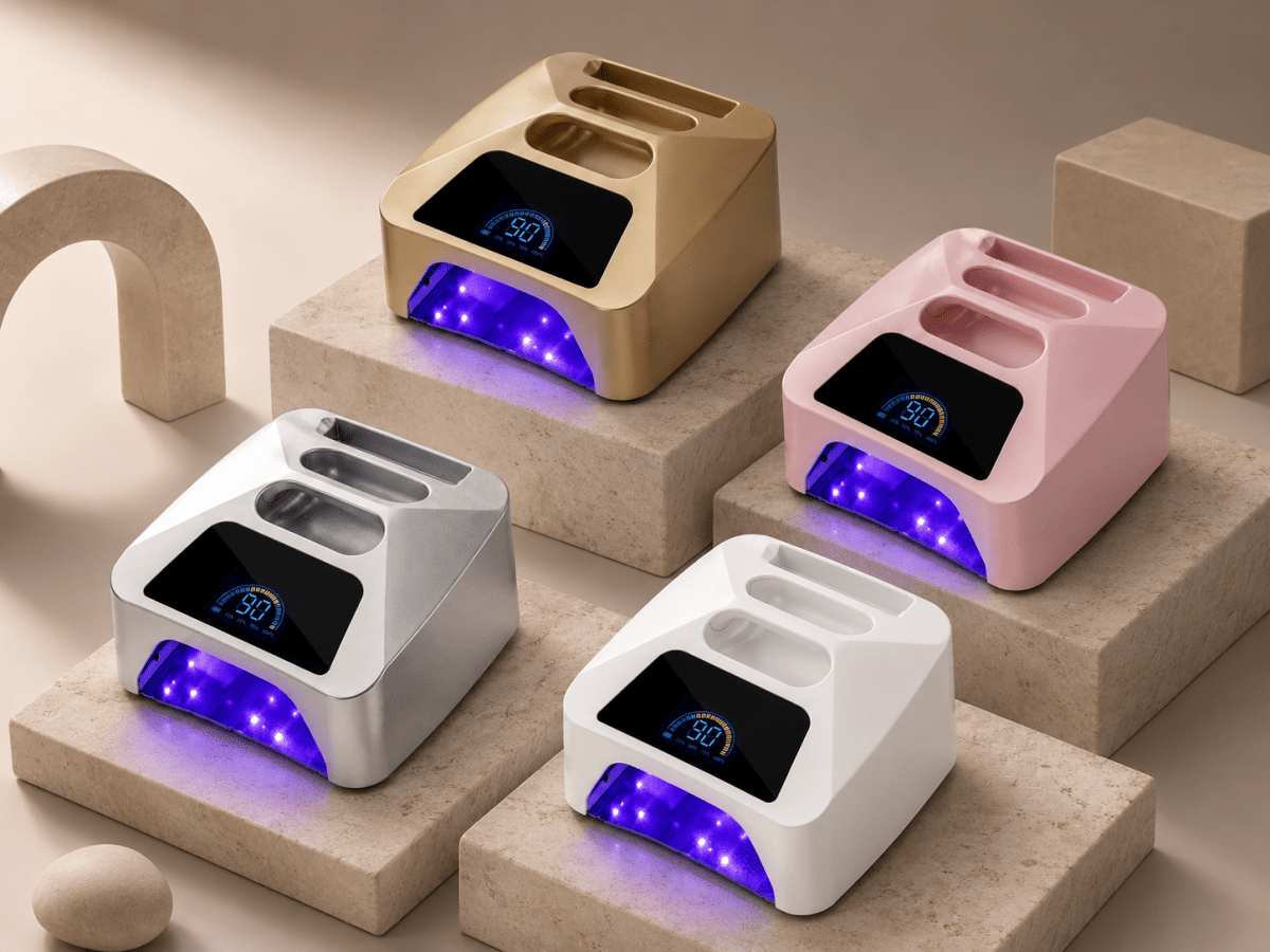 LAVIS 2in1 LED/UV Nail Lamp Vol 2 - Gold - DTK Nail Supply