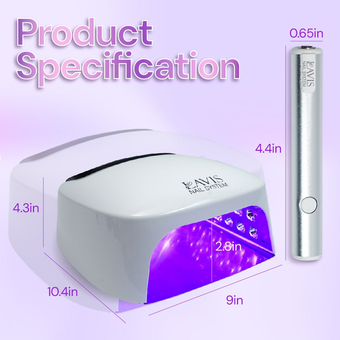 LAVIS 2IN1 UV NAIL LAMP - DTK Nail Supply