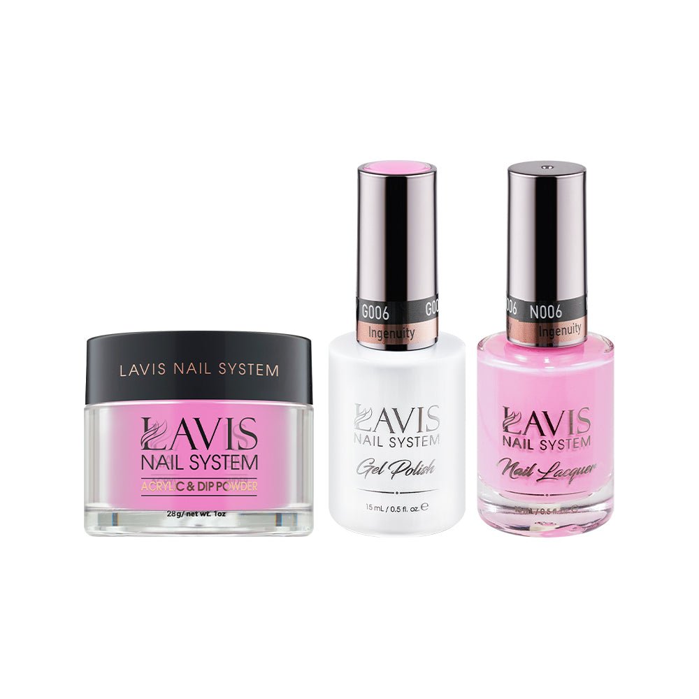 LAVIS 3 in 1 - 006 Ingenuity - Acrylic & Dip Powder, Gel & Lacquer - DTK Nail Supply