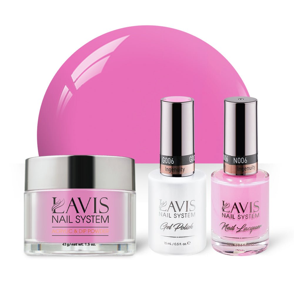 LAVIS 3 in 1 - 006 Ingenuity - Acrylic & Dip Powder, Gel & Lacquer - DTK Nail Supply