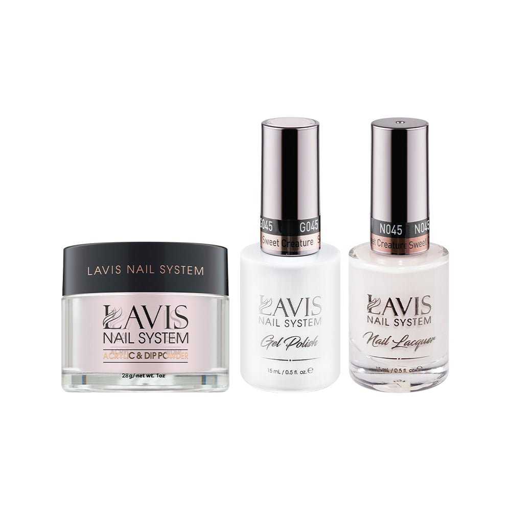 LAVIS 3 in 1 - 045 Sweet Creature - Acrylic & Dip Powder, Gel & Lacquer - DTK Nail Supply