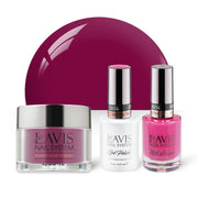 LAVIS 3 in 1 - 054 Hibiscus Tea Pink - Acrylic & Dip Powder, Gel & Lacquer - DTK Nail Supply