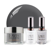 LAVIS 3 in 1 - 079 Metal Gray - Acrylic & Dip Powder, Gel & Lacquer - DTK Nail Supply