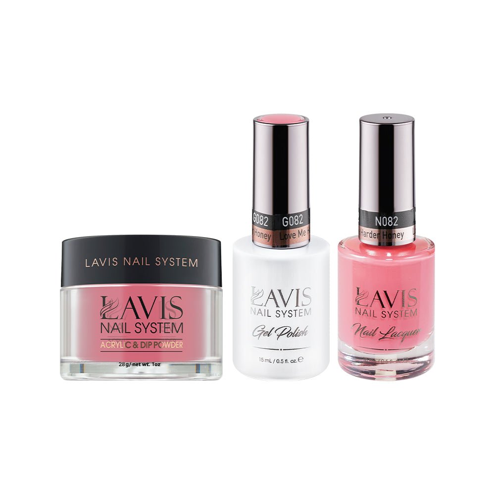 LAVIS 3 in 1 - 082 Love Me Harder Honey - Acrylic & Dip Powder, Gel & Lacquer - DTK Nail Supply