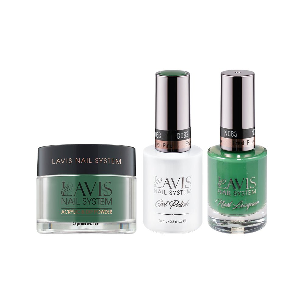 LAVIS 3 in 1 - 083 Fresh Pine - Acrylic & Dip Powder, Gel & Lacquer - DTK Nail Supply