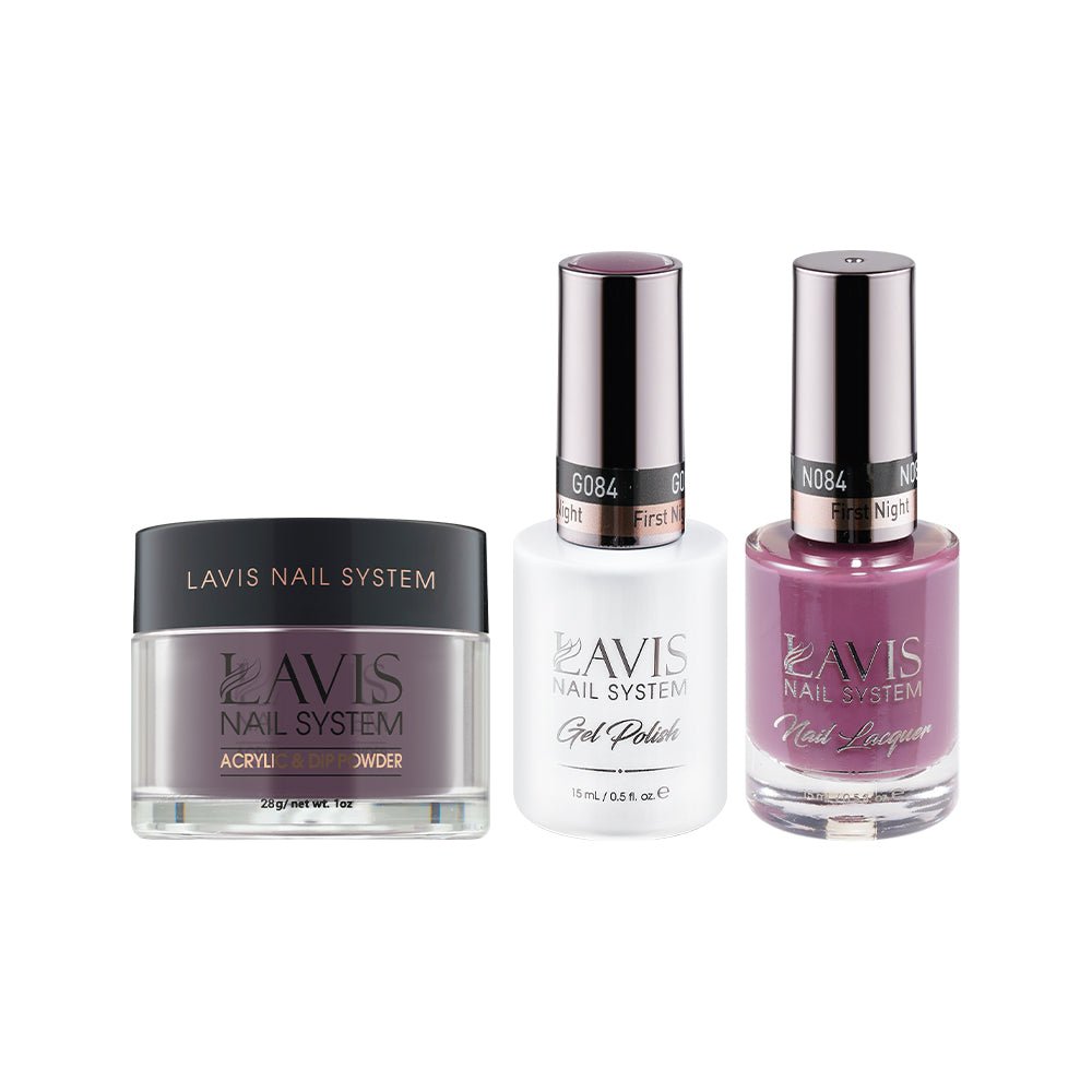 LAVIS 3 in 1 - 084 First Night - Acrylic & Dip Powder, Gel & Lacquer - DTK Nail Supply