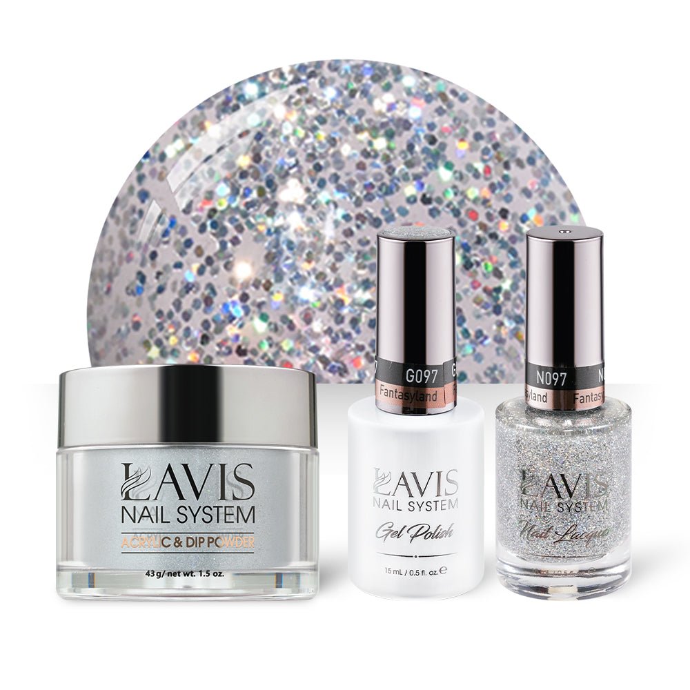 LAVIS 3 in 1 - 097 Fantasyland - Acrylic & Dip Powder, Gel & Lacquer - DTK Nail Supply