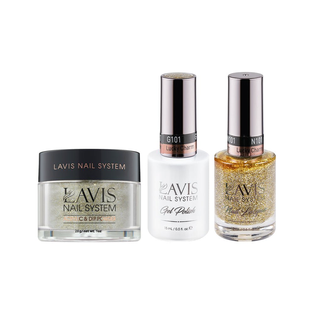 LAVIS 3 in 1 - 101 Lucky Charm - Acrylic & Dip Powder, Gel & Lacquer - DTK Nail Supply