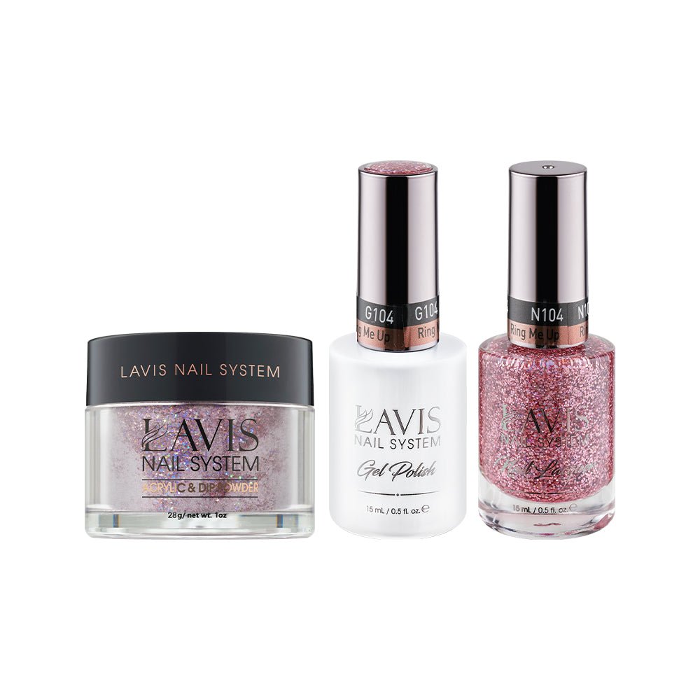 LAVIS 3 in 1 - 104 Ring Me Up - Acrylic & Dip Powder, Gel & Lacquer - DTK Nail Supply