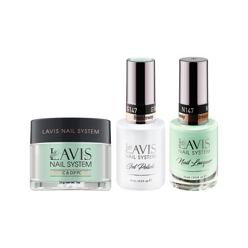 LAVIS 3 in 1 - 147 Breezeway - Acrylic & Dip Powder, Gel & Lacquer - DTK Nail Supply