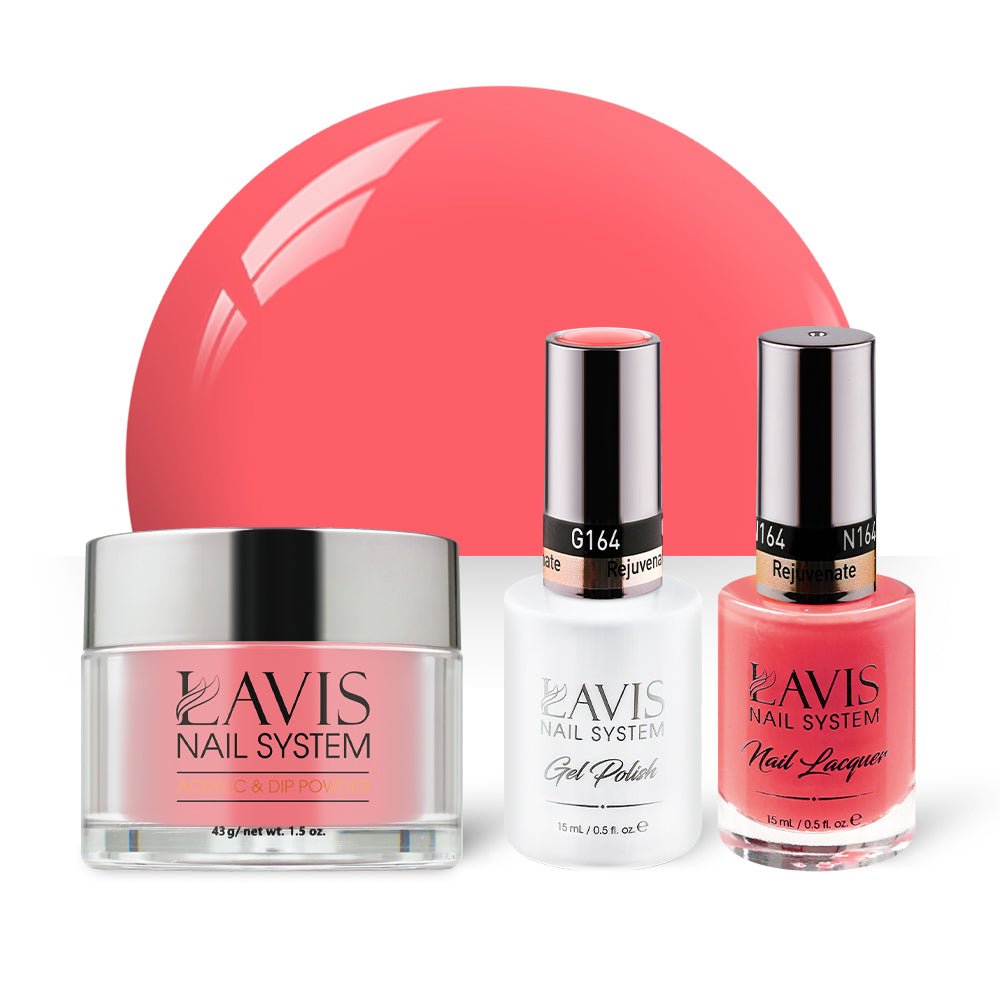 LAVIS 3 in 1 - 164 Rejuvenate - Acrylic & Dip Powder, Gel & Lacquer - DTK Nail Supply