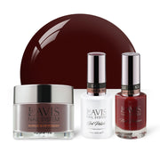 LAVIS 3 in 1 - 242 Brownie Red - Acrylic & Dip Powder, Gel & Lacquer - DTK Nail Supply